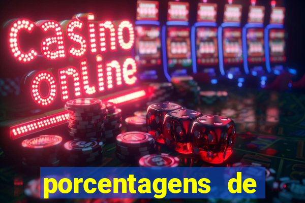 porcentagens de jogos pagantes